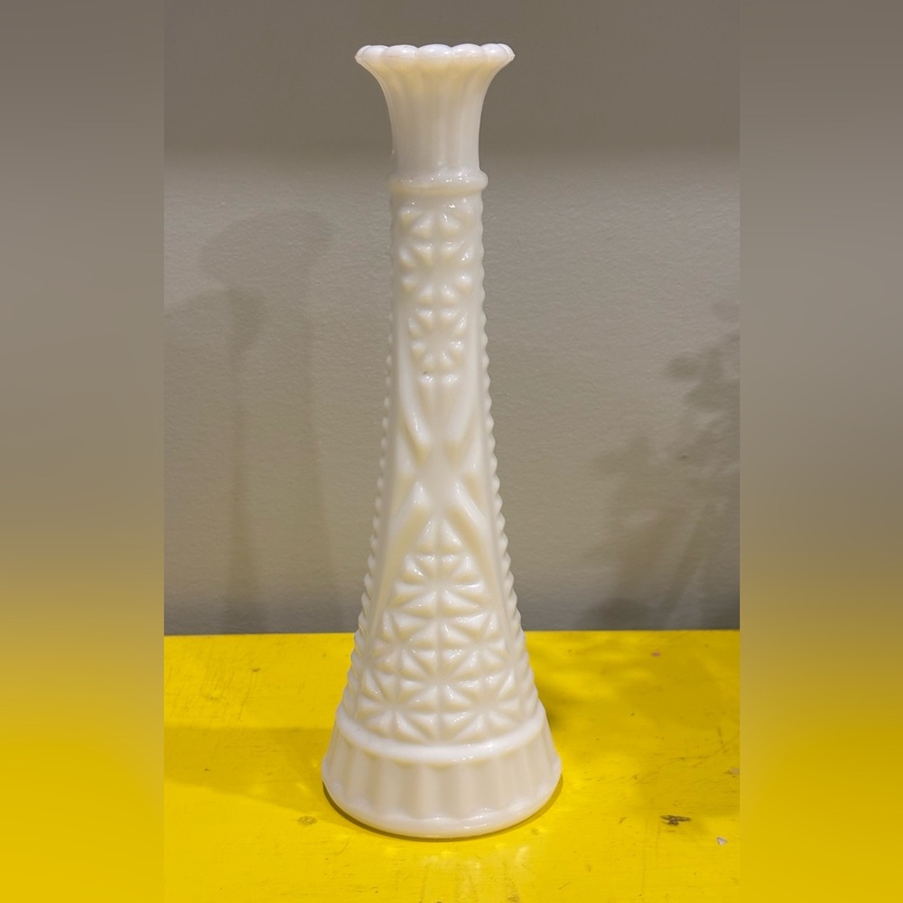Vintage Milk Glass Vase